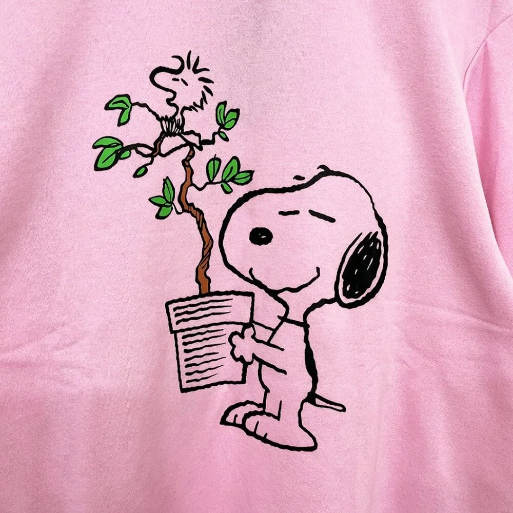 NWT Peanuts Snoopy & Woodstock Gardening Sweatshirt Unisex Large